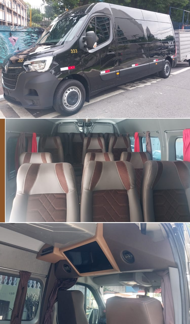 Van Executiva de luxo, 15 ou 18 lugares
